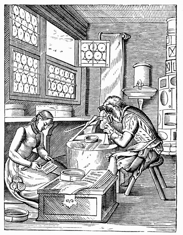 The Clasp Maker's Workshop, 16e siècle