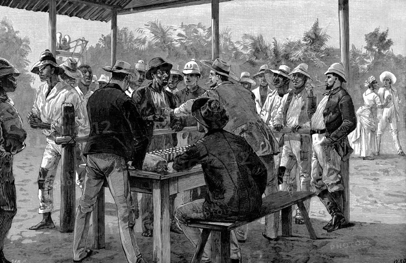 Canal de Panama. 1888