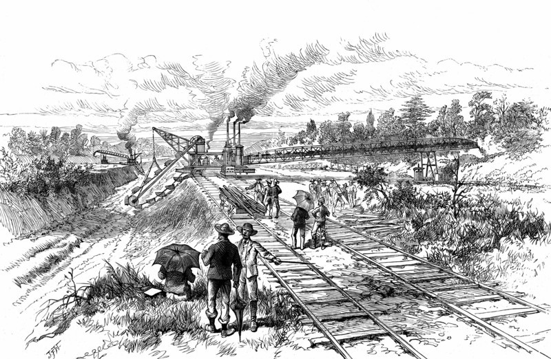 Panama Canal. 1888