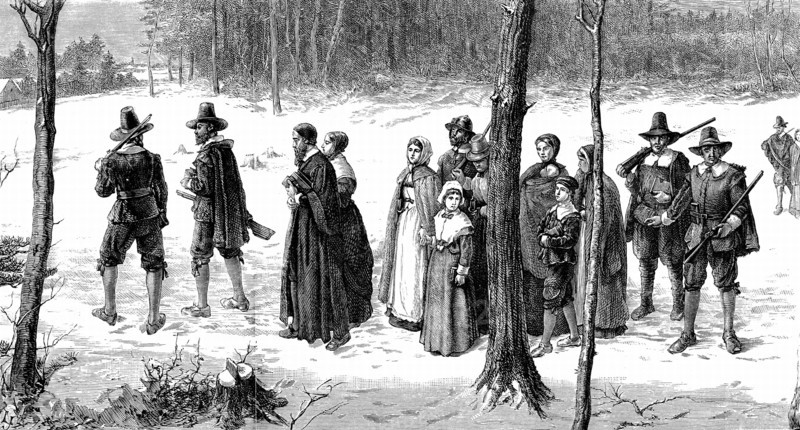 Pilgrim Fathers. 17th century
