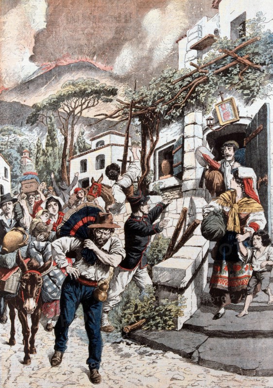 Éruption du Vésuve,  avril 1906