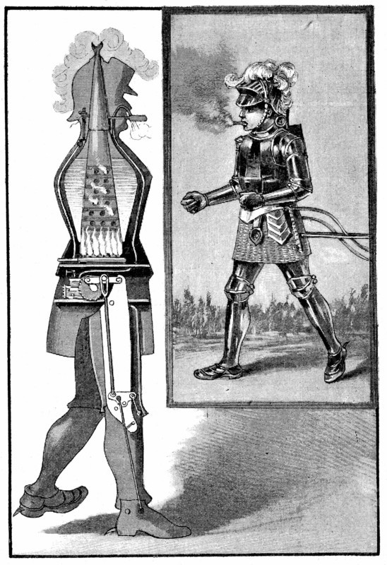 George Moore's steam man, published in 1893