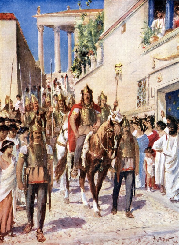 Alaric I (c370-410), king of Visigoths, published c.1920