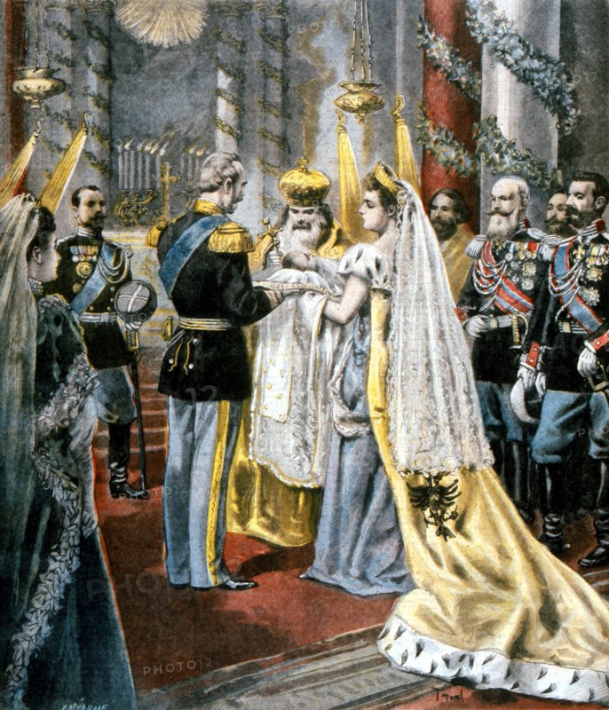 Bapteme de la grande duchesse Tatiana