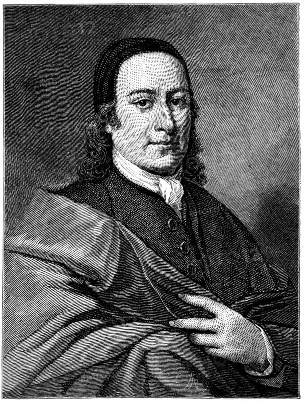 Engraving showing Count Nicolaus Ludwig von Zinzendorf