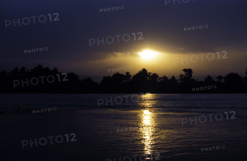 Sunset on the River Nile, Egypt