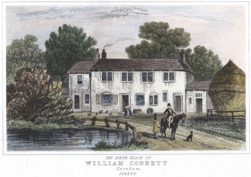 Maison natale de William Cobbett (1763-1835) a Farnham, Kent