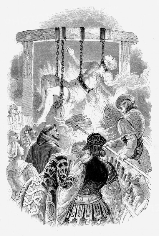 John Oldcastle, Lord Cobham, Lollard leader. Condemned as heretic for denying transubstantiation