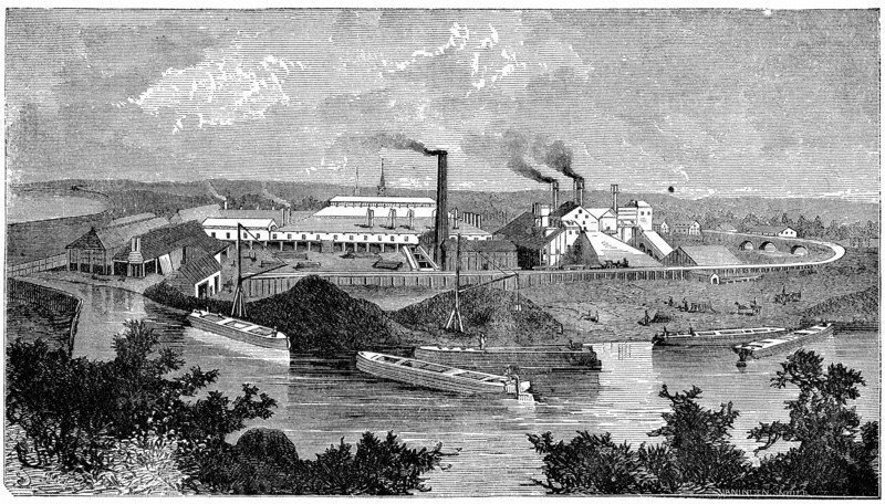 Usines de production "Iron and Bridge" a Phoenixville, en Pensylvannie