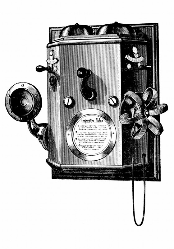 Telephone mural d'Edison