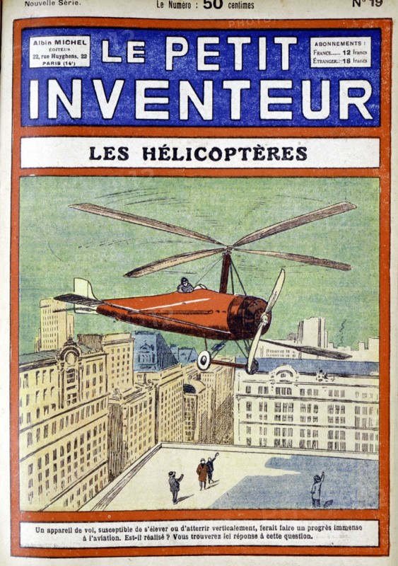 Autogire (1928) cree par un ingenieur espagnol; Juan de la Cierva (1896-1936)