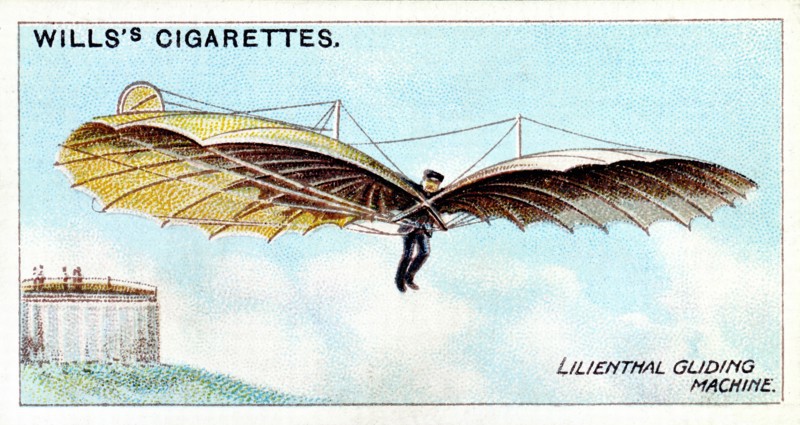 Otto Lilienthal (1848-1896), pionnier allemand du vol a voile et inventeur aeronautique