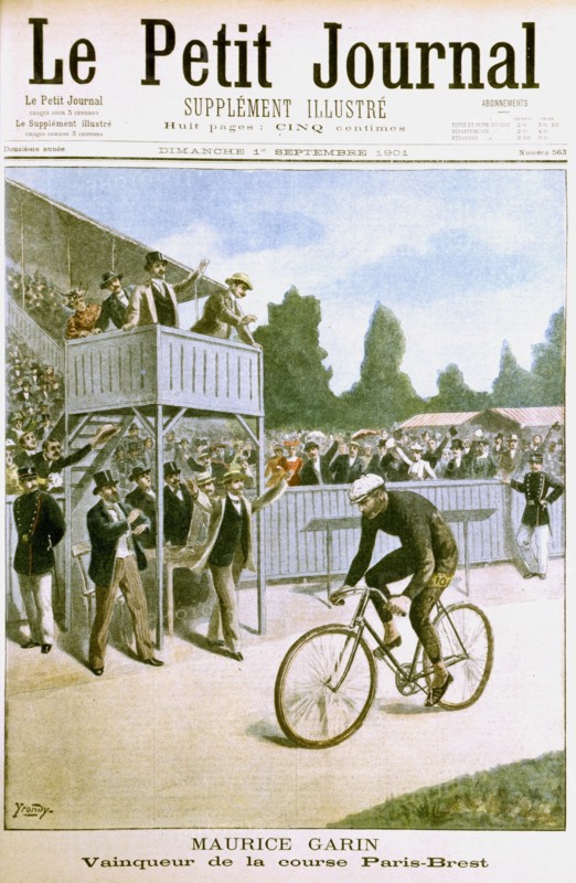 Maurice Garin (1871-1957) vainqueur de la course cycliste Paris-Brest de 1901
