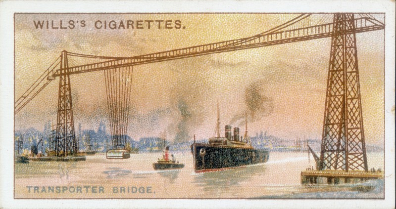 Transporter bridge, Newport, Wales, Britain
