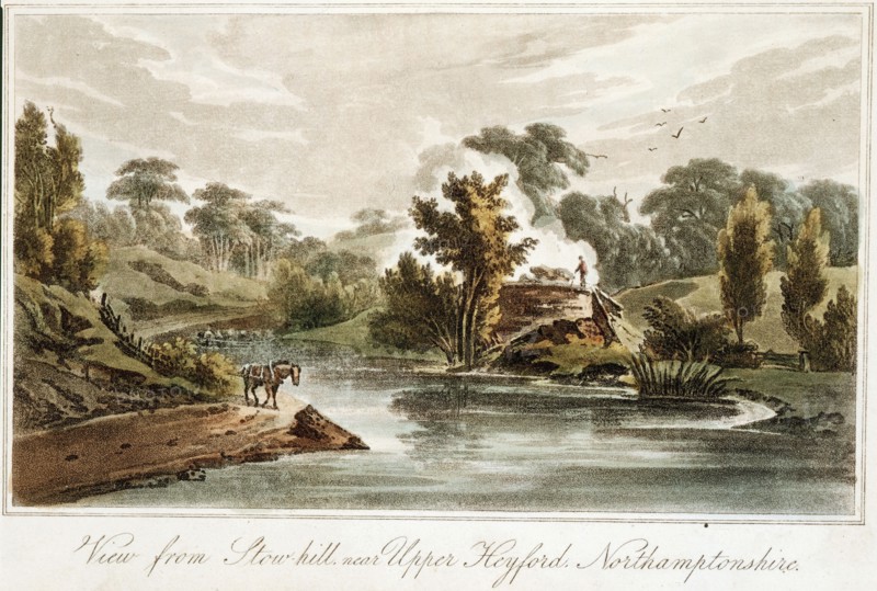 Grand Junction Canal from Stow Hill near Upper Heyford, Northamptonshire