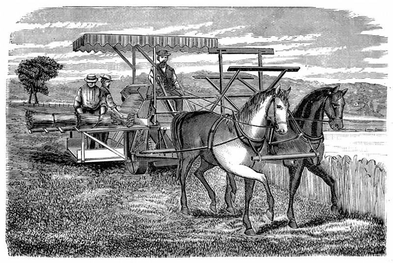 Cyrus McCormick reaper and binder