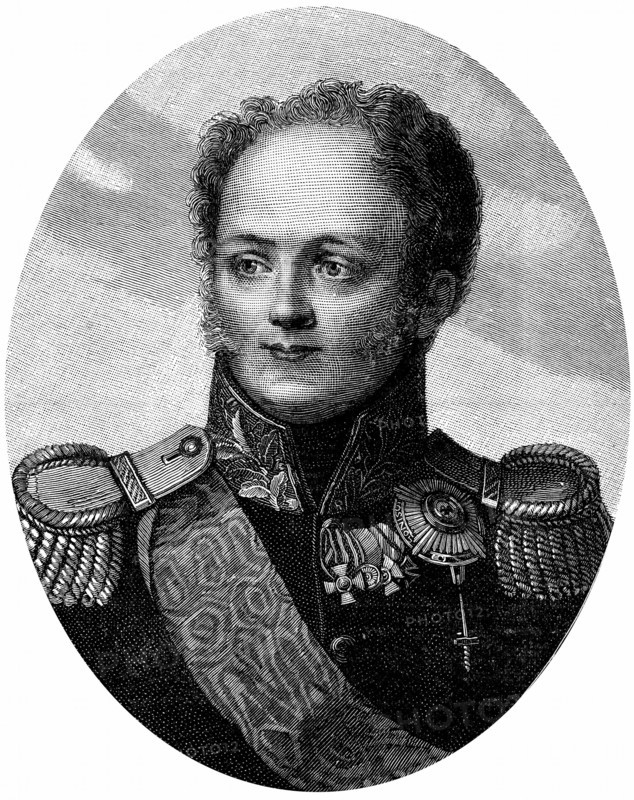 Alexander I in military uniform
