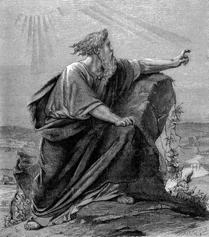 Moses having led his people out of captivity