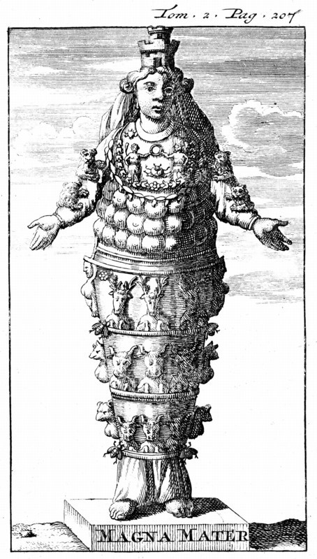 Cybele, the Great Mother, wife of Saturn