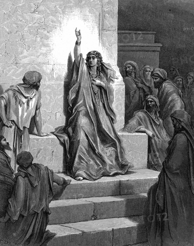 Deborah, Hebrew prophetess who delivered her people from Jabin