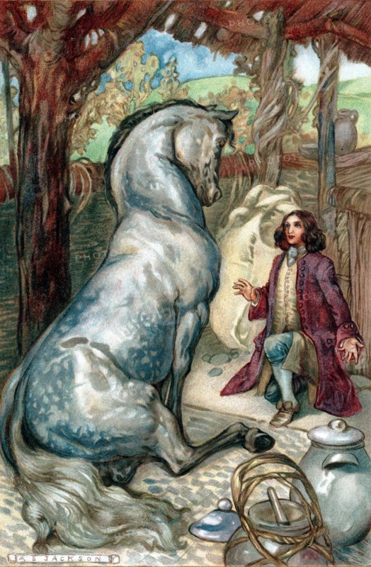 Lemuel Gulliver, set ashore after a mutiny