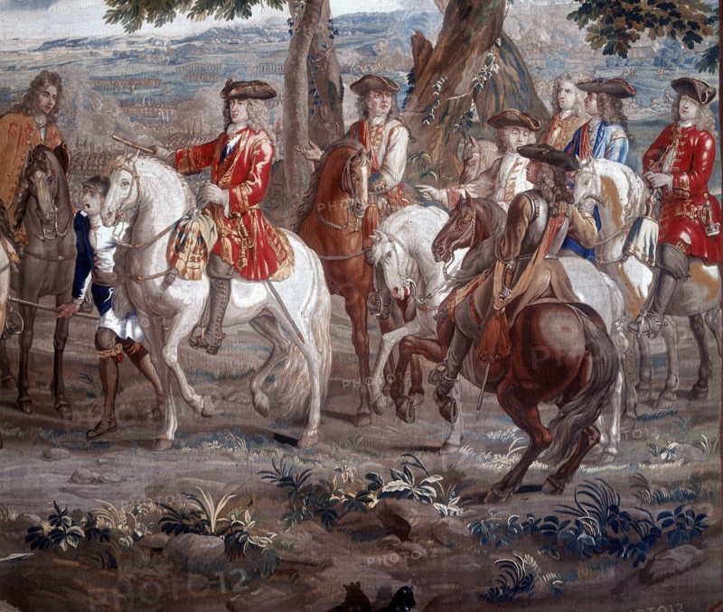 John Churchill, Duke of Marlborough (1650-1722) English soldier, at Battle of Blenheim (1704)