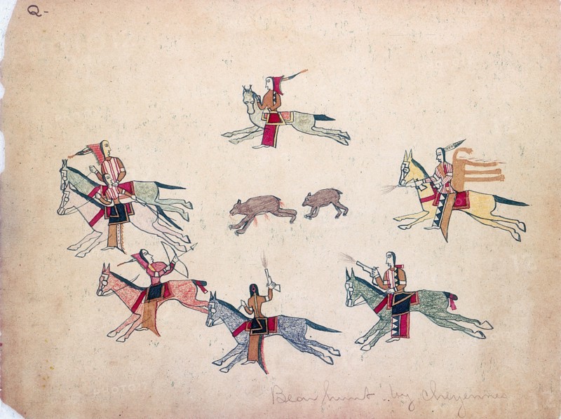The Bear Hunt, 1875