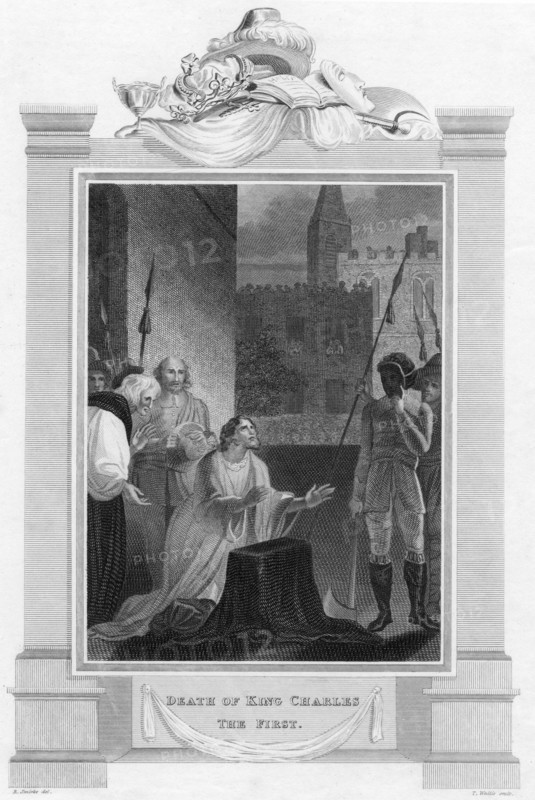 Charles Ier (1600-49) Roi d'Angleterre à partir de 1625, l'exécution de Charles à Whitehall, Londres, le 30 janvier 1649