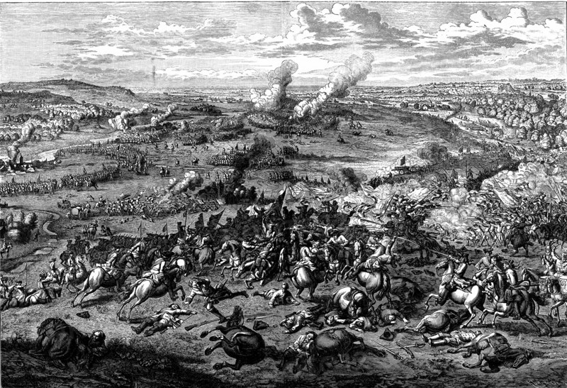 Guerre de Succession espagnole, la Bataille de Blenheim (Hochstadt), le 13 août 1704