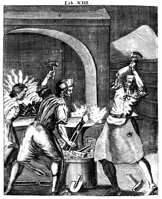 Giovanni Battista della Porta, "Forgerons au travail"