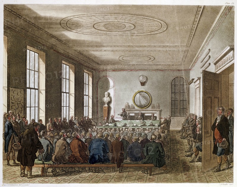 Pugin and Rowlandson, Meeting of the Agricultural Society