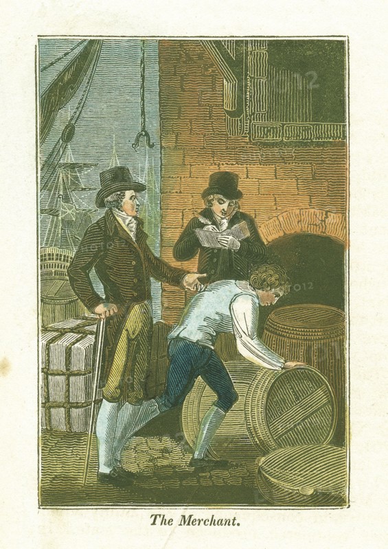 Merchant and his clerk