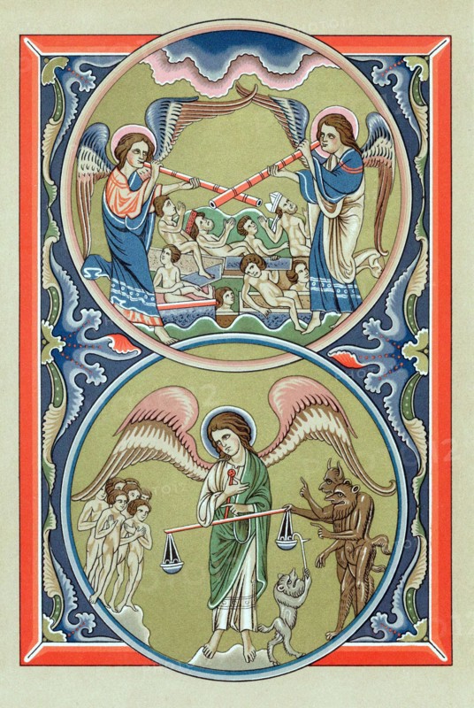 Resurrection of Dead and Weighing of Souls at the Last Judgement