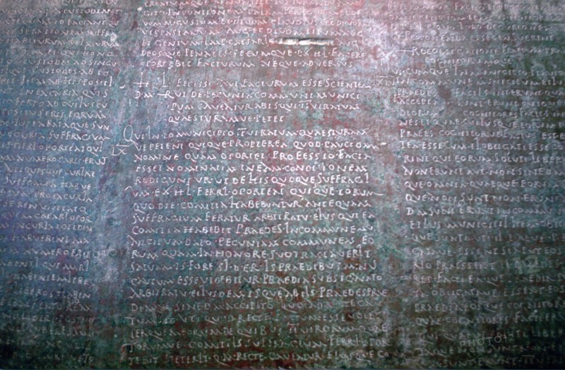 Roman Latin inscription on stone from Spain