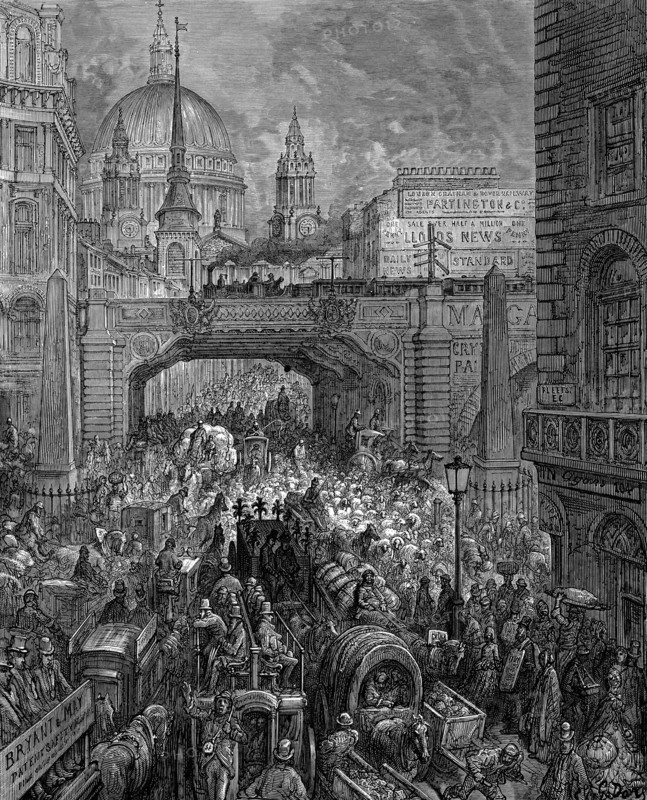 Gustave Doré et Blanchard Jerrold, Ludgate Hill
