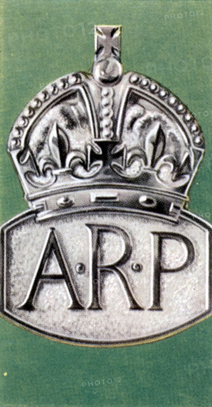 Air Raid Precautions: Set of 50 cards issued by WD & H0 Wills, Britain 1938