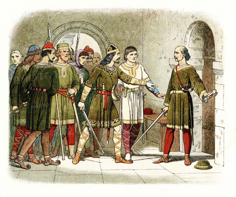 William de Breteuil defending the treasury at Winchester against Henry I