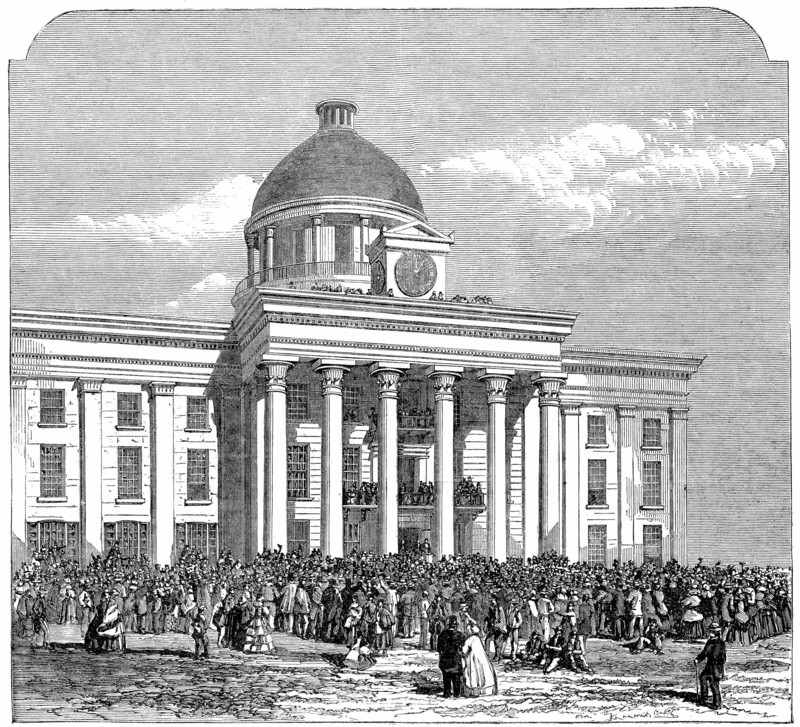 Inauguration of Jefferson Davis