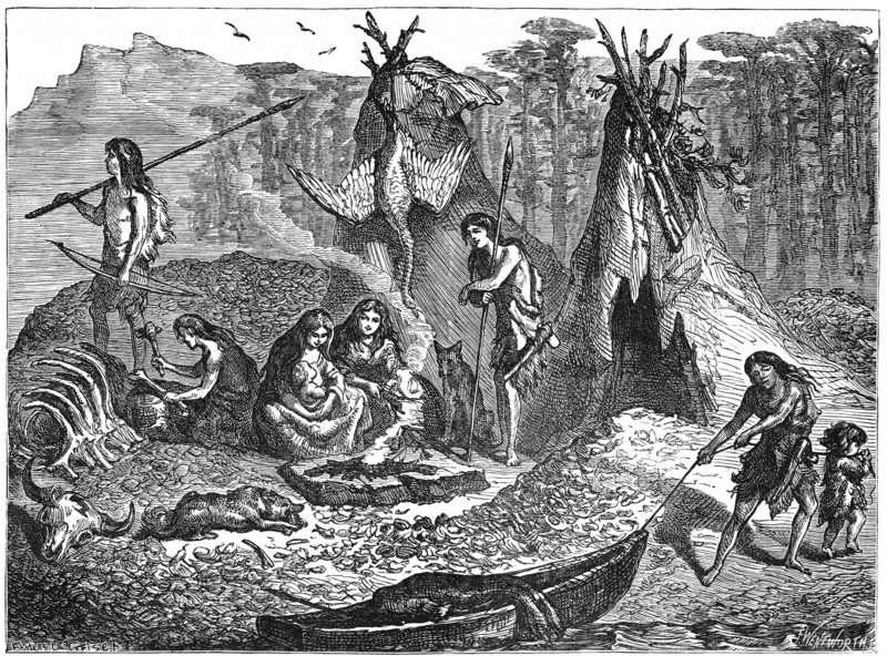 Shell Mound People or Kitchen-Middeners