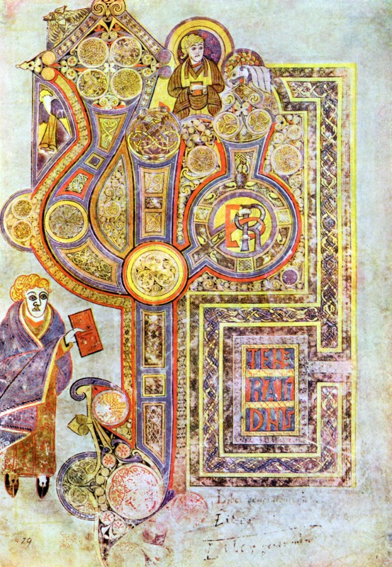 Opening words of St Matthew's Gospel "Liber Generationes"