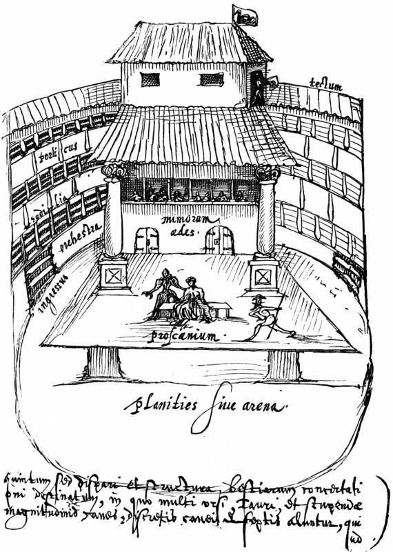 Interior of the Swan Theatre