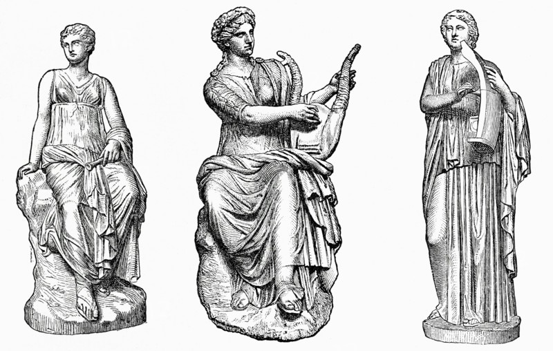 Muses of music and dance
