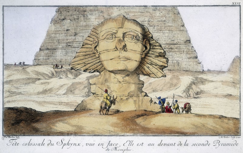 Huge head of Sphinx