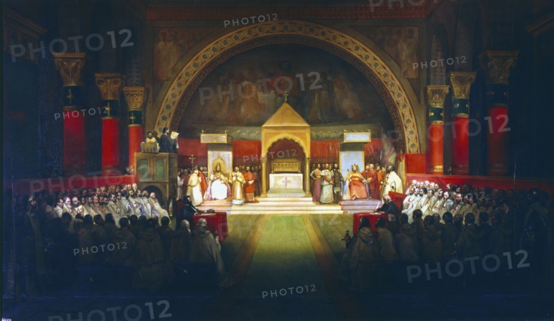 Granet, 'Meeting of the Chapter of the Knights Templar under Robert de Bouguignon'