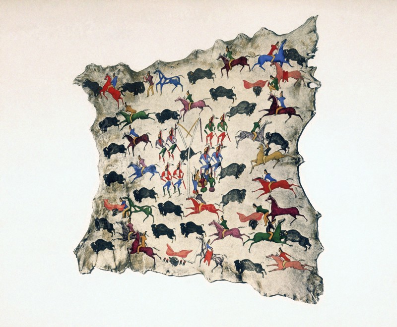 North American  Indian painting