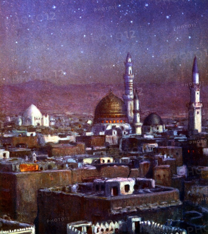 View Medina by moonlight