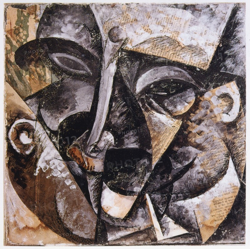 Boccioni, Dynamic of a man's head