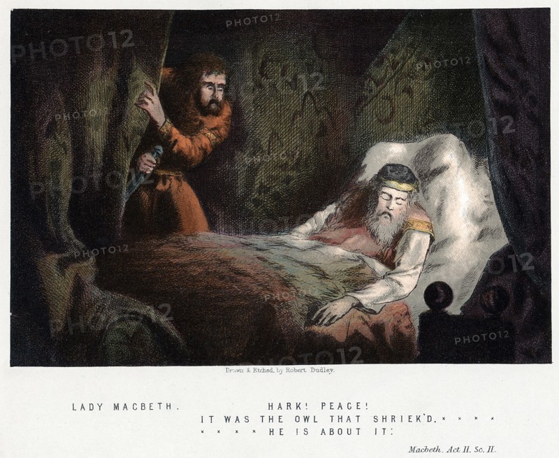 Shakespeare "Macbeth" first performed c1606