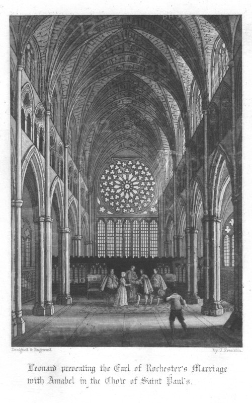 Leonard Holt preventing the Earl of Rochester tricking Amabel with a false marriage