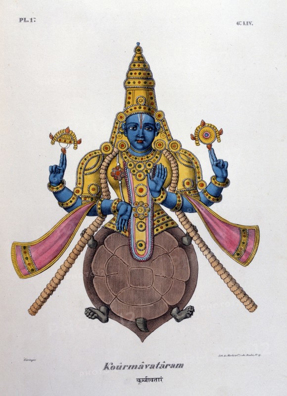 Vishnu one of the gods of the Hindu trinity